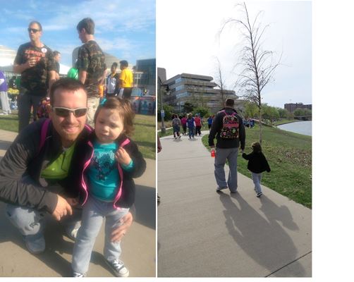 Derek and his family walking to help cure type 1 diabetes - Mechanized Design